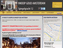 Tablet Screenshot of inkoop-goud-amsterdam.nl